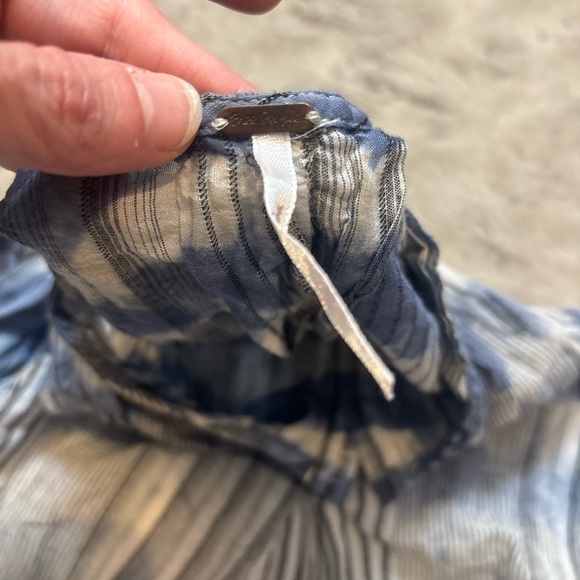 Free People Blue and White Striped Tank Top - Picture 2 of 4